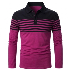 Camiseta Polo de Golf con Cuello en V, Personalizada con Logotipo Bordado, 40S, Lisa o Estampada, de Algodón y Spandex, para Hombre y Mujer, Venta al Por Mayor - Product Image 3