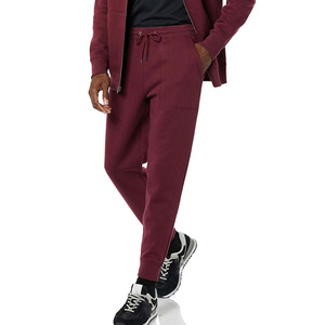 Pantalon en coton pour homme, taille élastique, cordon de serrage, joggers décontractés, poches latérales - Product Image 2