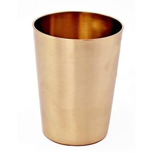 Vaso de Vidrio Hecho a Mano con Acabado Mate Kansa Puro, Vajilla y Artículos para Bebidas, Vidrio Bronce, 250 ml - Product Image 1