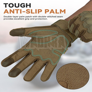 Tactical Gloves <b>Paintball</b> Gloves Knuckle Protection Breathable Anti-Slip Impact Resistant Outdoor OEM Bulk - Product Image 3