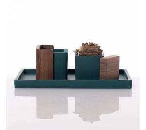 Juego de quemador de incienso (Bakhoor) de resina y madera de alta calidad con acabado pulido, juego de Mabkhara para Ramadán y Eid, el más vendido. - Product Image 2