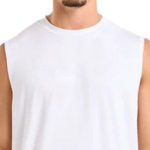 Débardeur athlétique pour hommes, sans manches, col rond, chemise d'entraînement sportif, gilet de sport confortable pour la course à pied et la musculation - Product Image 3