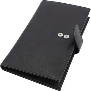 Cartera de Cuero Genuino Ligera de Alta Calidad para Hombre con Bloqueo RFID, Cierre de Botón a Presión, Tarjetero Premium, Logotipo Personalizado - Product Image 6