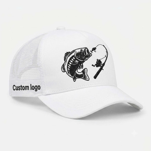 Casquette de camionneur OEM avec visière incurvée structurée, 5 panneaux en polyester et broderie personnalisée sur le devant pour hommes et femmes – Commandez maintenant - Product Image 1