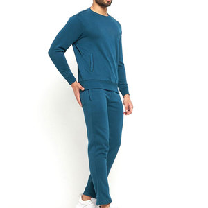 Ensemble de survêtement décontracté pour homme, qualité supérieure, best-seller, 100% coton, couleur unie, respirant, léger et confortable, en promotion - Product Image 2