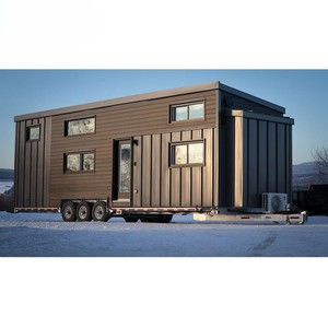Standard Motor Home Towing Caravan Travel Trailer RV Camper with Bathroom Kitchen for Family <b>Camping</b> <b>Unit</b> - Product Image 1