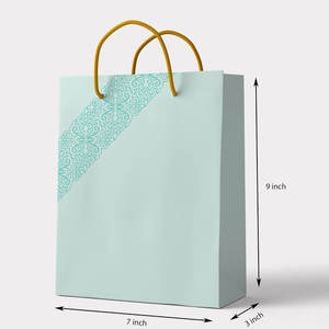 Custom Printed Digital Printing Kraft <b>Paper</b> Rectangle Gift <b>Bag</b> Cotton Rope Handle Shopping <b>Carrier</b> <b>Bag</b> for Cosmetic Clothing - Product Image 4