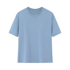 Camiseta de Algodón Peinado para Hombre, Transpirable, Suave, Ligera, Cómoda, Informal, para Uso Diario, Esencial para el Verano - Product Image 5