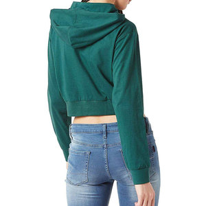 Custom Design <b>Women</b> Crop <b>Hoodies</b> High Quality Lightweight Casual Fashion <b>Cropped</b> Hoodie <b>For</b> <b>Women</b> Wholesale - Product Image 2