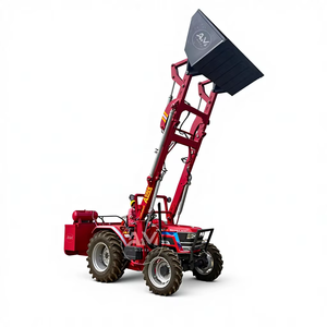 Cargador de Cogollos No Telescópico Ashok Metal Works para Tractor New Holland, Capacidad de Cucharón de 400 kg, Altura de Descarga de 16 pies, Confiable, 1 Año de Garantía - Product Image 1