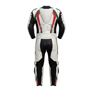 Traje de Motociclismo Personalizado de Cuero Vacuno/Canguro para Hombre, Mono de Una Pieza, Traje de Piloto, OEM, con Protección CE - Product Image 2