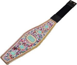 Ceinture brodée à prix abordable, élégante pour femme, idéale pour les saris, les lehengas et les tenues décontractées – Ceinture broderie haut de gamme - Product Image 1