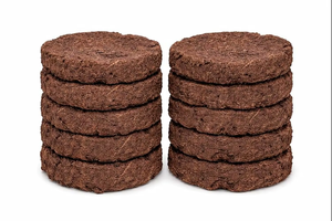 Pastilles de fumier de vache naturel pour la Pooja Havan, combustible organique écologique, Gobar Kande séché pour la cuisson, le chauffage et les rituels, Inde Premium - Product Image 3