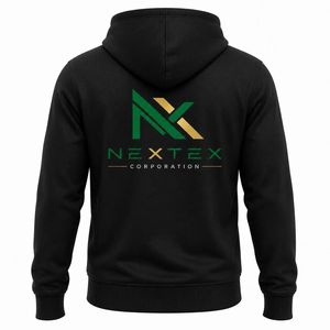 Sudadera con capucha y cremallera con logo personalizado para hombre, sudadera bordada de marca, chaqueta de equipo de esports, ropa urbana, venta al por mayor de fábrica OEM - Product Image 3