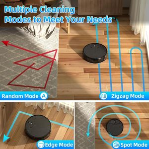 หุ่นยนต์ดูดฝุ่นและถูพื้นพร้อมโหมดทำความสะอาด 6 รูปแบบ, Wi-Fi/แอป/Alexa และระบบชาร์จไฟอัตโนมัติ - Product Image 6