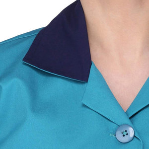 Ensemble de tenue médicale modeste unisexe à manches longues pour infirmière et médecin, tunique et pantalon deux pièces, compatible hijab, en Spandex/Polyester, pour hôpital - Product Image 6