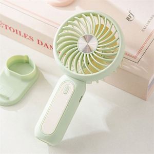 Ventilateur portable pliable haute vitesse à faible bruit en plastique, personnalisable avec logo, idéal pour l'extérieur – Fortement recommandé pour l'été - Product Image 2