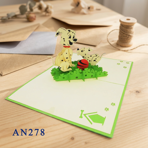 Top Trending Customized Dalmatians 3D Pop <b>Card</b> Animal Vietnam Handicrafts <b>Paper</b> Crafts Thanksgiving Souvenir Greeting <b>Card</b> Gifts - Product Image 4
