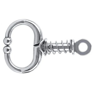 Silver Cow Nose Ring Stainless Steel Automatic Locking <b>Spring</b> Bullnose Pliers Bovine <b>Clip</b> Farming Husbandry Accessory - Product Image 2