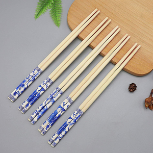 Baguettes réutilisables en bambou naturel, légères et faciles à saisir, style japonais, ustensiles de table pour sushis, nouilles, riz frit et cuisine asiatique - Product Image 1