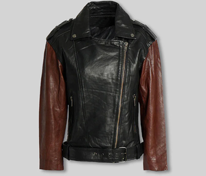 Chaqueta de Cuero para Mujer, Nueva Moda, Resistente al Viento, Chaqueta de Cuero para Hombre y Mujer, Estilos Personalizados, Chaqueta de Cuero Charlotte Burnt Multiple 2006 - Product Image 2