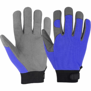 Gants de travail en cuir synthétique résistant Amara Construction, anti-chocs, anti-coupures, pour une utilisation quotidienne, protection des mains et des bras - Product Image 5