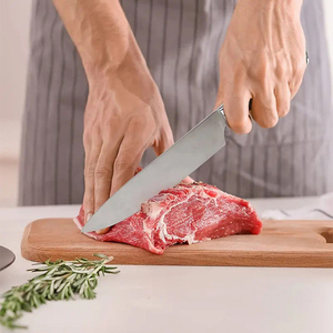 Couteau de cuisine en acier inoxydable, outil de préparation culinaire professionnel pour la maison, durable, polyvalent pour la préparation des aliments - Product Image 5