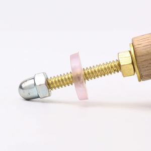 Handmade Premium Quality White Brown Wooden Drawer Knobs Dresser Pulls Cabinet Door <b>Kitchen</b> <b>Cupboard</b> Handles WRK-221 Wholesale - Product Image 3