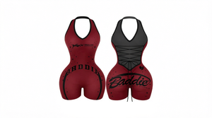 Body sans manches noir et blanc pour femme, col licou, imprimé étoiles en strass, style Baddie, doux, pour le printemps et l'été, tenue de sport - Product Image 3