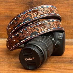 2025 nouveauté Durable réglable épaule vendeur chaud usiné à la main en cuir de vachette sangle pour appareil photo reflex numérique Nikon Canon - Product Image 4