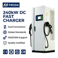 Nuevo Cargador para Vehículos Eléctricos DC de 120kW, Estación de Carga Rápida para Vehículos Eléctricos, Doble CCS2, Comercial, para Flotas, EVSE con OCPP 1.6/2.0