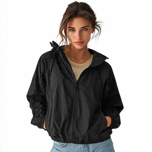 Chaqueta Cortavientos de Verano para Mujer 2026, Abrigo Casual para Senderismo al Aire Libre, Impermeable con Capucha - Product Image 1