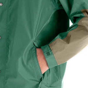 ODM Custom Men's <b>Waterproof</b> Polyester Button Fly Windbreaker <b>Jacket</b> Casual Outdoor Wear Fashion Streetwear Windbreaker <b>Jacket</b> - Product Image 5