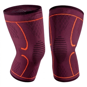 Genouillère en Spandex et Nylon Tricoté avec Conception Respirante pour une Protection Avancée, Manchon de Compression Unisexe à Enfiler - Product Image 3