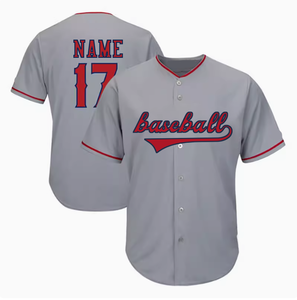 Camiseta de Béisbol Personalizada con Nombre de Equipo, 100% Poliéster, Impresión por Sublimación, Antibacteriana, Transpirable, de Secado Rápido, Anti-UV, Unisex para Adultos - Product Image 2