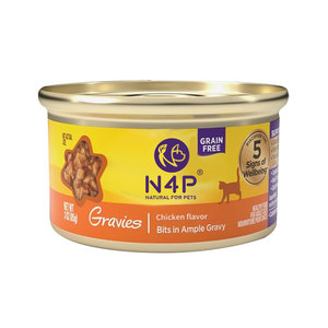 מזון חתולים משומר רב-טעים N4p עשיר בחלבון, פורמולה קלה לליקוק וקל לעיכול, מזון רטוב חדש ורב מכר, ארוחה עיקרית מלאה. - Product Image 5