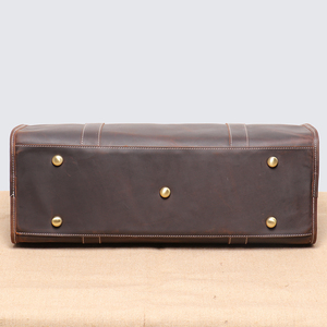 Bolsa de Viaje de Cuero Genuino Impermeable de Lujo para Exteriores, con Cierre de Cremallera Personalizado, Gran Capacidad, Ajustable, Nueva Llegada, Alta Calidad - Product Image 2