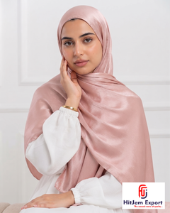 Pañuelo Hijab Personalizado Zimmy Choo, Pañuelo para la Cabeza con Sensación de Seda Suave, Fabricante Textil OEM ODM Personalizado - Product Image 5
