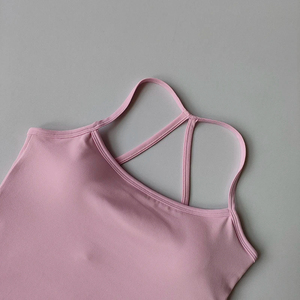 <b>Top</b> Selling Plus Size Women's Seamless High Support Brassiere Front Logo <b>Crystal</b> Adjustable Straps Yoga Fitness Wear New Arrival - Product Image 5