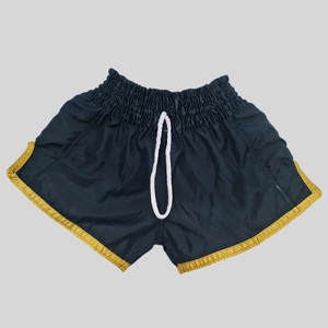 Shorts de sport respirants en toile tricotée 100 % polyester sur mesure pour le kick boxing, le Muay Thai, le MMA - Écologiques, extensibles, avec cordon de serrage - Product Image 4