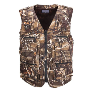 Men's Camouflage Hunting <b>Vest</b> Sleeveless Polyester Breathable Outdoor Wear Autumn Style - Product Image 1