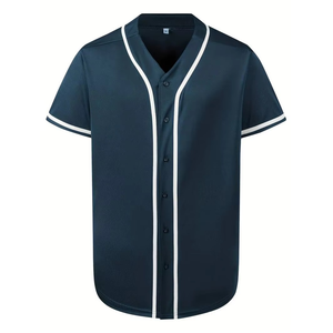 <b>Baseball</b> Jersey Button Up <b>Baseball</b> Custom Softball Shirt Youth Fit Quick Dry Mesh Tackle Twill Letters Embroidery Jerseys - Product Image 1