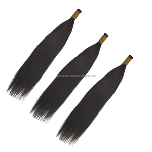 Extensions de cheveux Remy humains droits en vrac naturels indonésiens originaux Paquet de cheveux vierges à cuticules alignées sans produits chimiques - Product Image 6