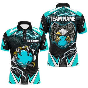 เสื้อโปโลโบว์ลิ่ง ปักโลโก้ได้ ซับเหงื่อ แห้งเร็ว ชุดทีม สำหรับนักโบว์ลิ่ง ฝึกซ้อม แข่งขัน ใช้ในงาน OEM โรงงาน - Product Image 5