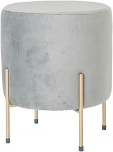 Modern Nordic Velvet Fabric Tall Ottoman <b>Stool</b> Classic European Style Multi Functional Durable Footstool - Product Image 3