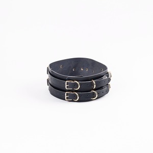 Ensemble Harnais Gothique en Cuir Véritable avec Ceinture de Taille, Manchettes de Cuisse et Jarretière à Anneau de Jambe Réglable, Sangle Corporelle Style Punk RTTS-0063 - Product Image 2