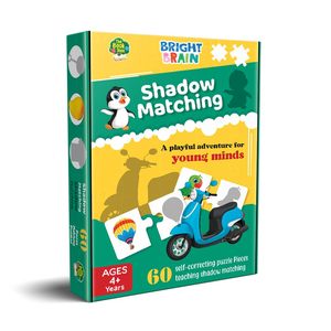 Le jeu de puzzle d'association d'ombres d'arbres 60 pièces, thème dessin animé, imprimé sur papier, jouet éducatif pour enfants de 4 ans et plus - Product Image 1