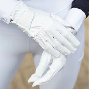Gants d'équitation en cuir d'hiver de qualité supérieure, durables, avec logo personnalisé, ultra respirants, pour cavaliers professionnels, vente en gros. - Product Image 1