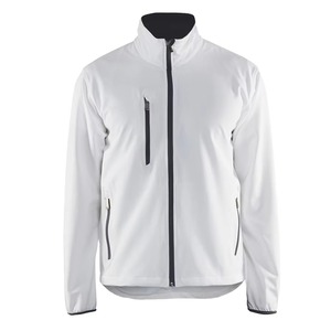 Veste softshell pour homme personnalisée, coupe-vent, imperméable, doublée de polaire, manteau d'extérieur blanc, rouge, vert, bleu, vente en gros OEM - Product Image 5
