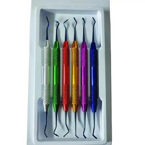 Kit de Raspadores Dentales Manuales, Múltiples Colores, Empuñadura Moleteada, Instrumentos Quirúrgicos Clase I, Shuja Surgico - Product Image 5